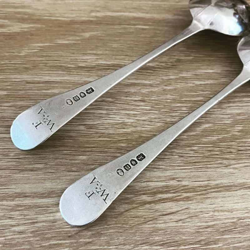 Sterling silver spoons value discount