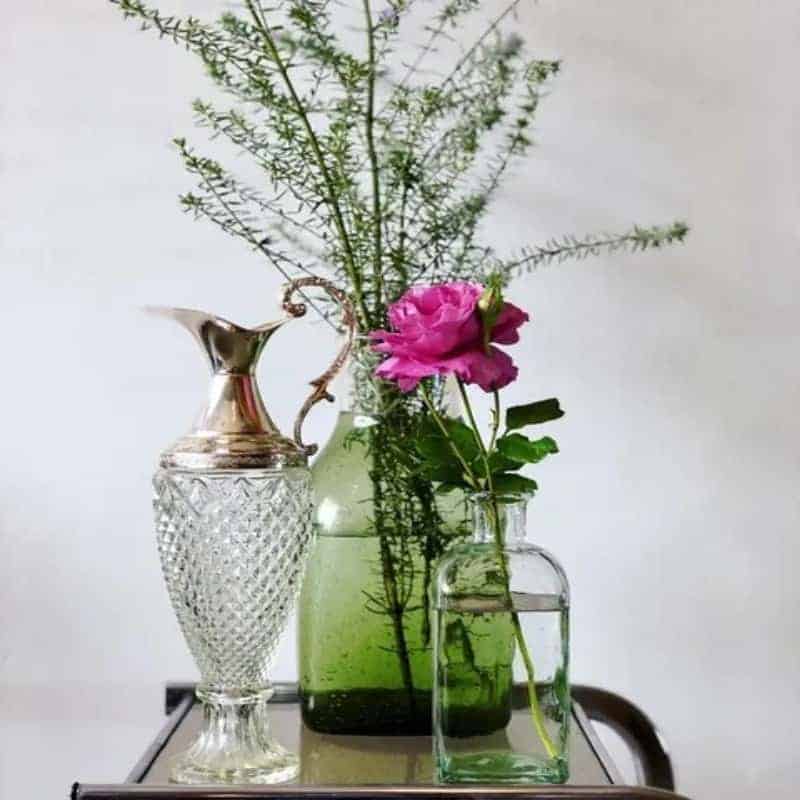 Vintage Silver Wine Decanters