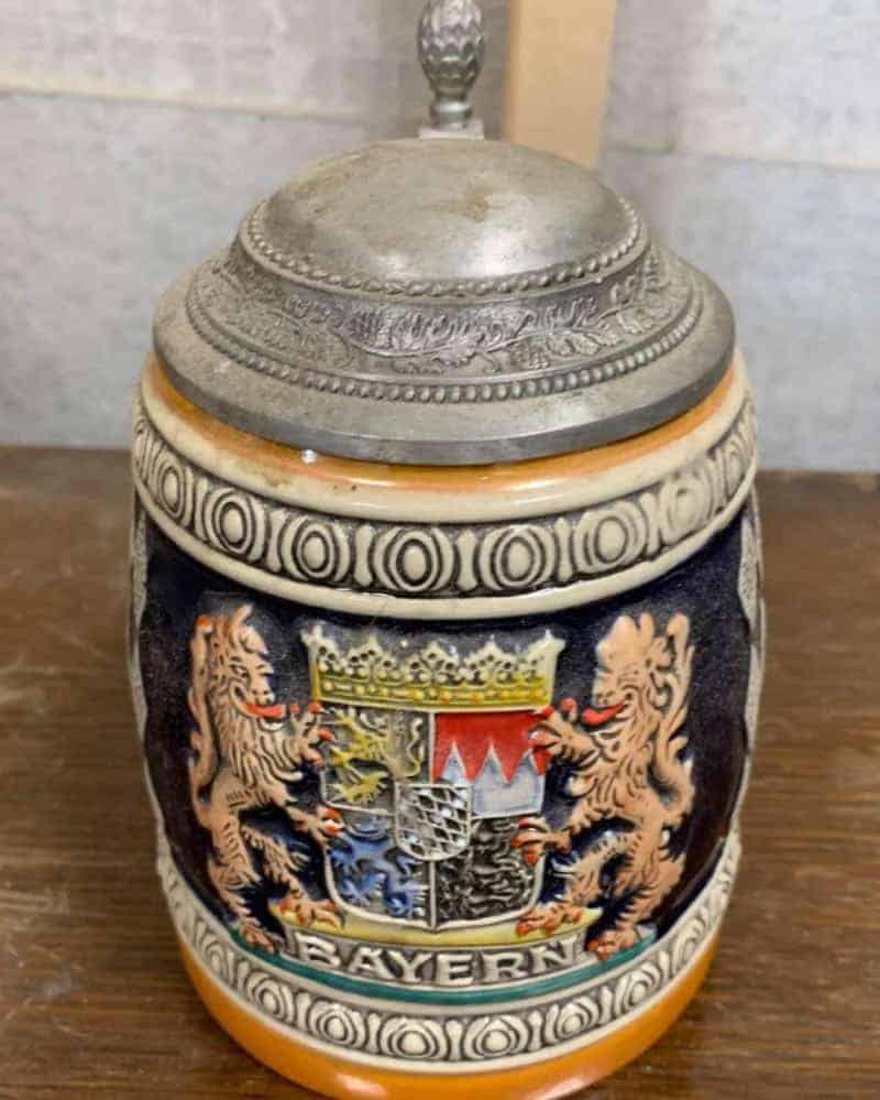 American and German Beer Steins