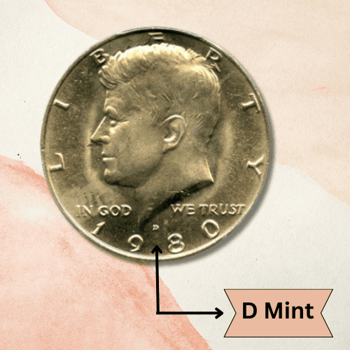 1980-D-50C-kennedy-half-dollar-MS66