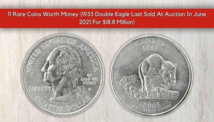 2005 Kansas “In God We Rust” State Quarter Coin