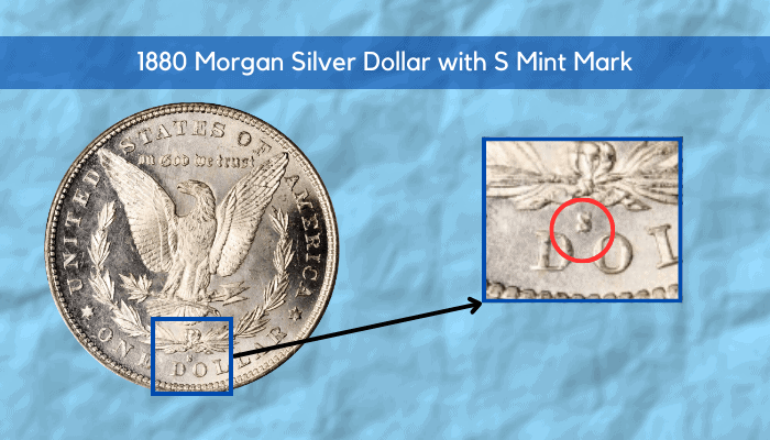 The 1880 S Morgan Silver Dollar