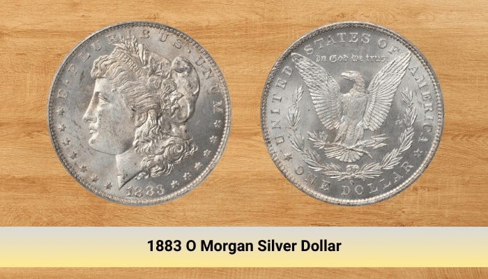 1883 O Morgan Silver Dollar