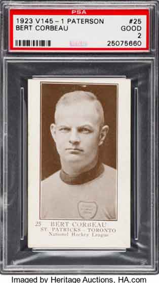 1923-24 V145-1 Patterson Bert Corbeau #25