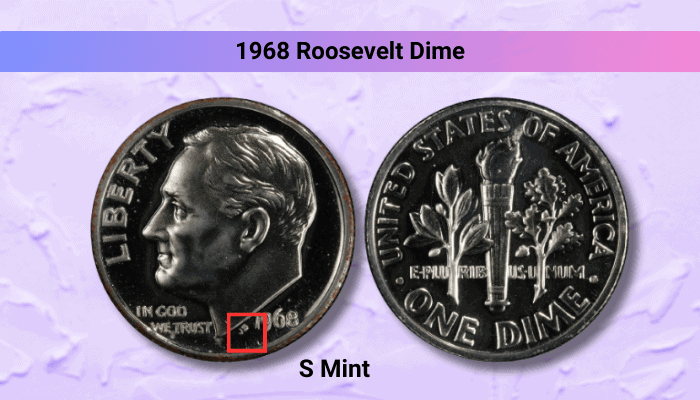 1968-roosevelt-dime-no-S-cameo