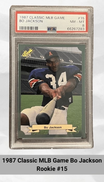 1987 Classic MLB Game Bo Jackson Rookie #15