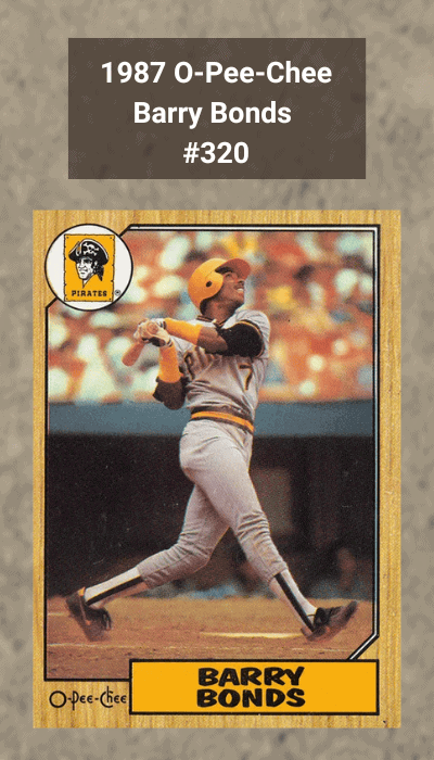 1987-O-pee-chee barry-bonds-RC-rookie