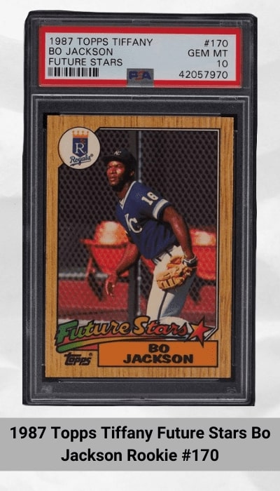 1987 Topps Tiffany Future Stars Bo Jackson Rookie #170