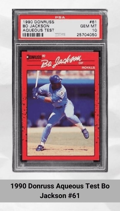 1990 Donruss Aqueous Test Bo Jackson #61
