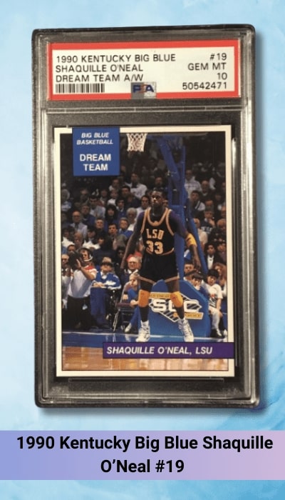 1990 Kentucky Big Blue Shaquille O’Neal #19