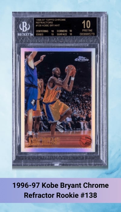 1996-97 Kobe Bryant Chrome Refractor Rookie #138