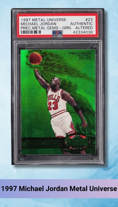 1997 Michael Jordan Metal Universe Authentic