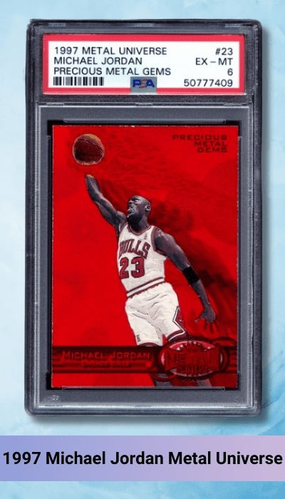 1997 Michael Jordan Metal Universe Ex-MT