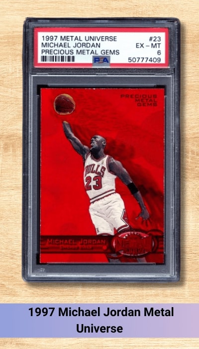 1997 Michael Jordan Metal Universe NM-MT