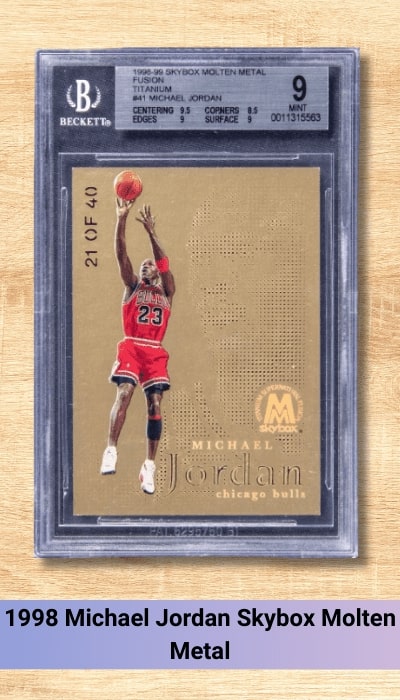 1998 Michael Jordan Skybox Molten Metal
