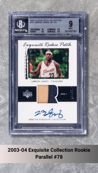 2003-04 Exquisite Collection Rookie Parallel #78