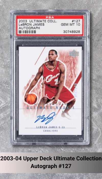 2003-04 Upper Deck Ultimate Collection Autograph #127