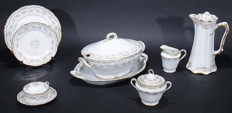 221 Piece Collection Theodore Haviland Porcelain Dinner Set