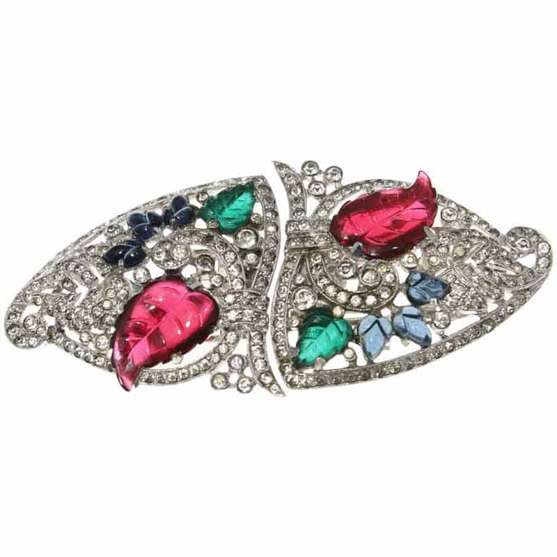 Art Deco Fruit Salad Dress Clips