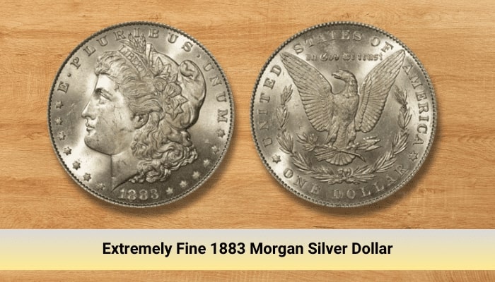 Extremely Fine 1883 Morgan Silver Dollar