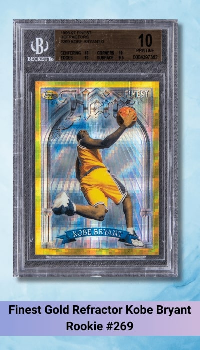 Finest Gold Refractor Kobe Bryant Rookie #269