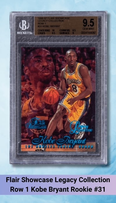 Flair Showcase Legacy Collection Row 1 Kobe Bryant Rookie #31