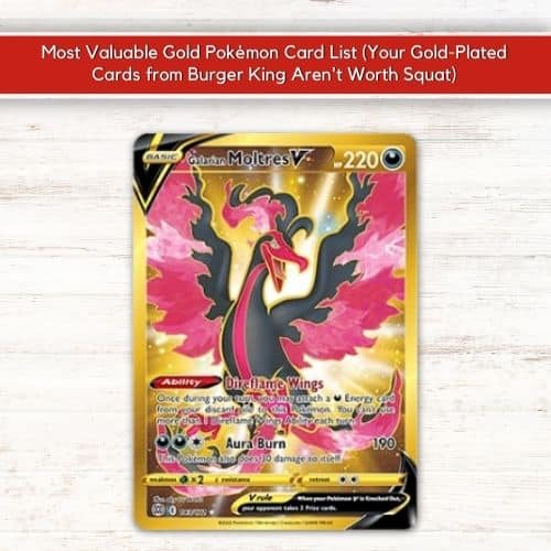 Galarian Moltres Pokémon Card