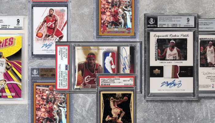 12 Most Valuable LeBron James Rookie Cards (2003-04 Exquisite Collection Rookie Parallel #78 Sold for $5,200,000)
