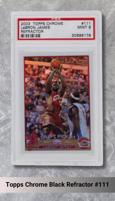Topps Chrome Black Refractor #111