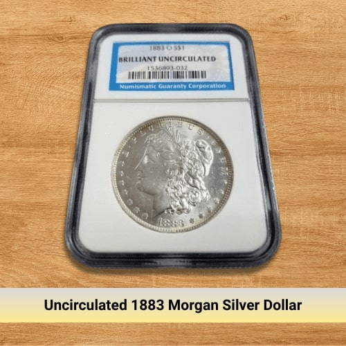 Uncirculated 1883 Morgan Silver Dollar