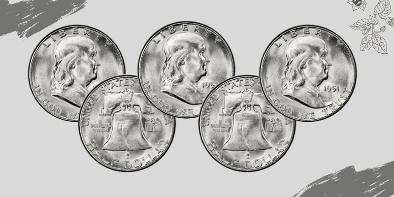 Franklin Half Dollar Value Chart (An Ms-67+ One Sold For Over $80,000 ...