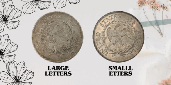1796 Draped Bust Silver Dollar: Small Date - Small Letters