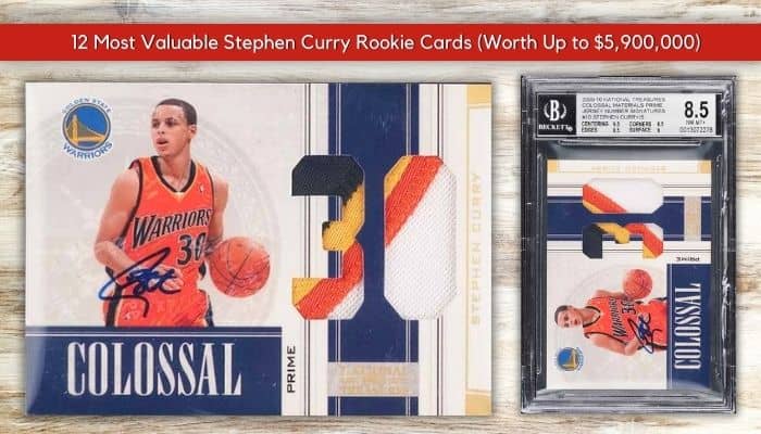 National Treasures Colossal Stephen Curry Auto #10