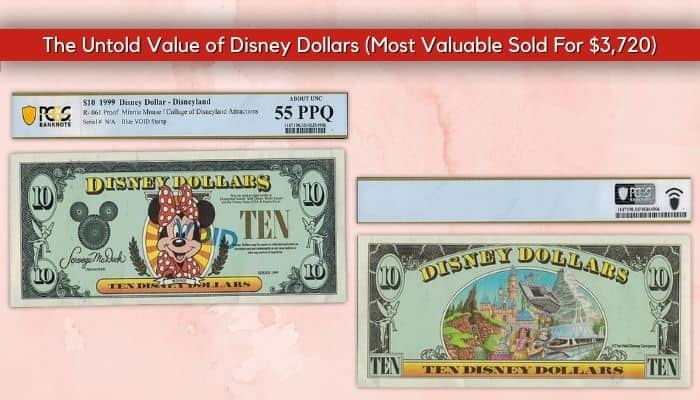 10$, 1999 No Serial Test Note Specimen Proof Minnie PCGS 55 PPQ