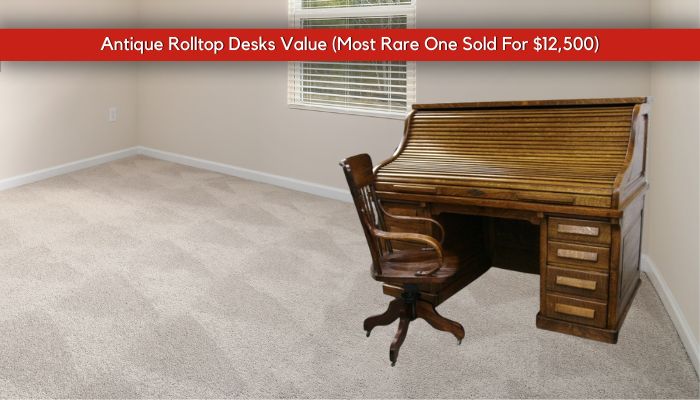 Antique American 66 Golden Oak Desk