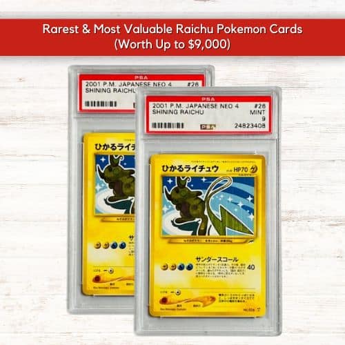 Japanese Pokemon Neo 4 Destiny Shining Raichu (2001)