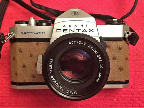 RARE COLLECTORS ASAHI PENTAX SPOTMATIC SP CAMERA w/SMC f/1.8 55mm LENS - UNIQUE