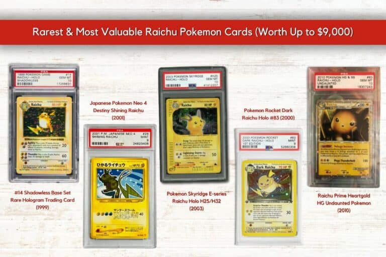 Rarest & Most Valuable Raichu Pokemon Cards (Worth Up to $9,000)