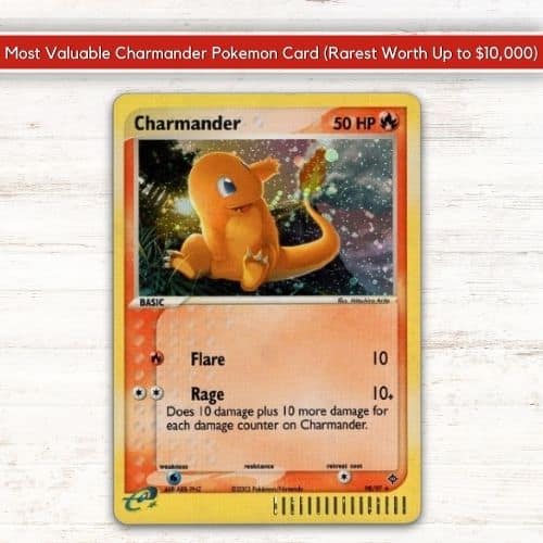 2003 Pokemon EX Dragon Charmander Holo