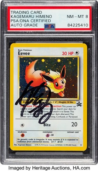 Pokémon Eevee #11 Black Star Promo Rare Hologram Trading Card 