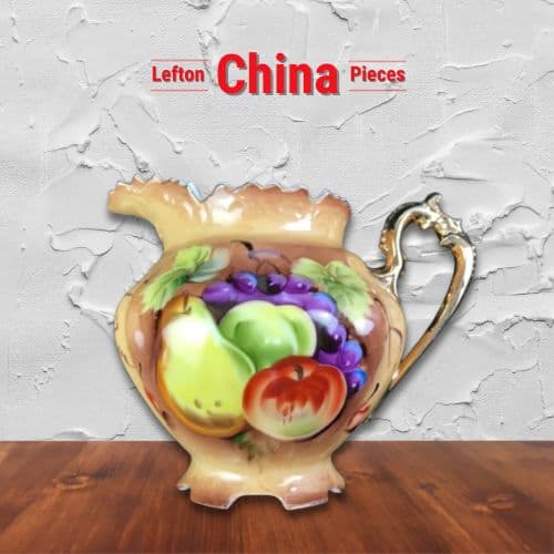 Lefton Brown Fruit Heritage Teapot NE 3113 4 Cup
