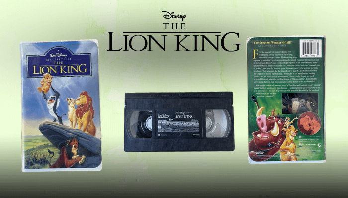 the original Lion King VHS tape