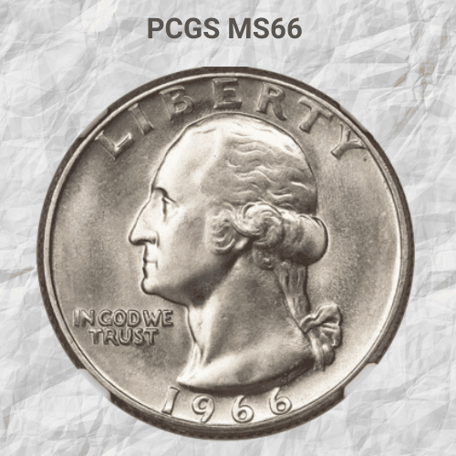 1966 Washington Quarter MS66