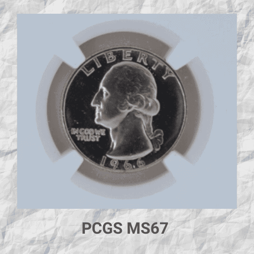 1966 Washington Quarter MS67