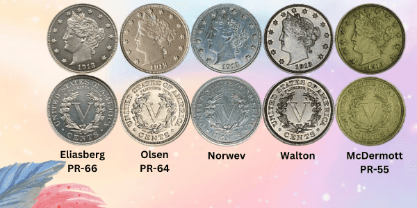 The 1913 Liberty Head Nickel - Different Specimens and Values
