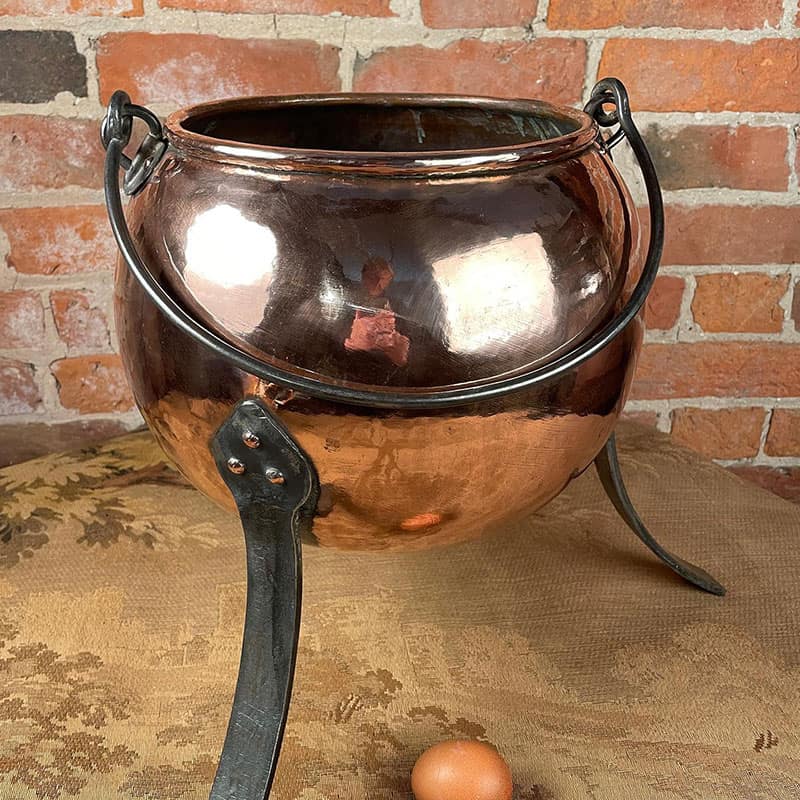 How to Identify Antique Copper Pots - Handles
