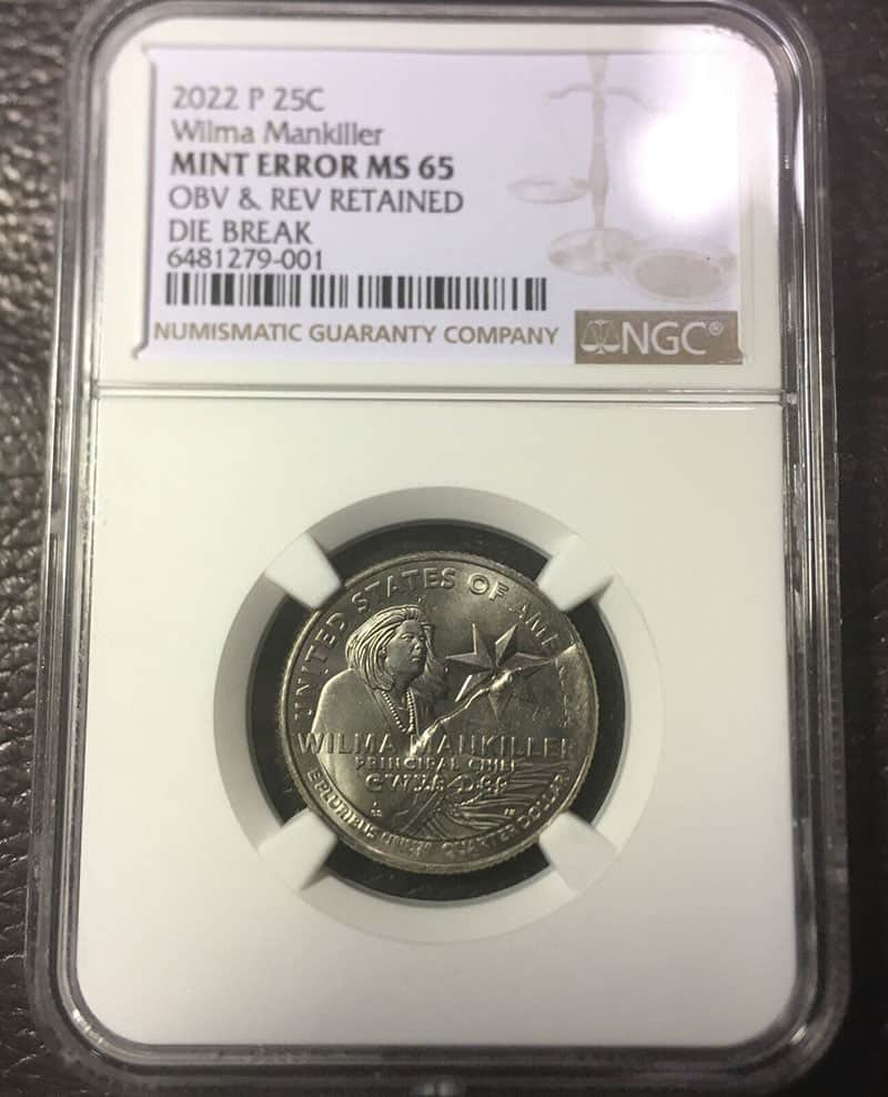 Wilma Mankiller Quarter - NGC MS65 Mint State