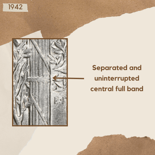 The 1942 Mercury Dime - Full band or Full split band