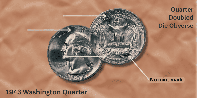 1943 Quarter Value - 1943 Washington Quarter Doubled Die Obverse (No Mint Mark)