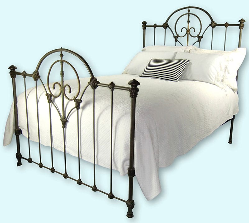 Antique Iron Bed Frame Styles 101 - Brass and Iron Combination Bed Frames